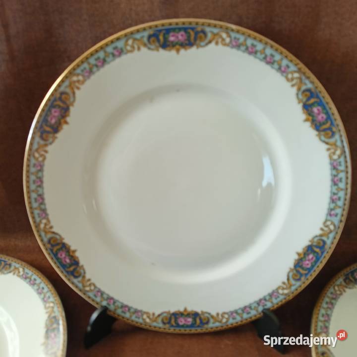 Talerze płytkie LIMOGES FRANCJA 5 Mikołów sprzedam