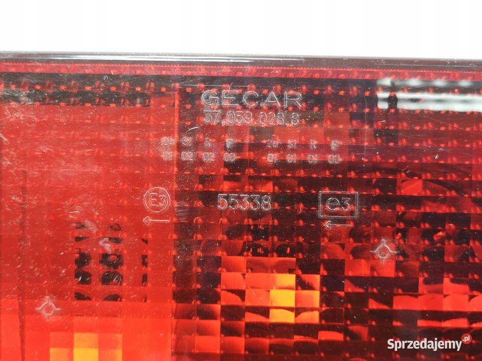 LAMPA PRAWY TYŁ FIAT DUCATO 2002 NOWA EUROLITES Oświetlenie