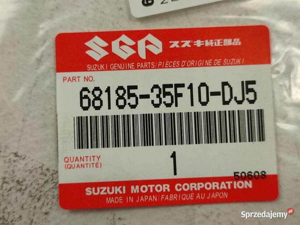 NAKLEJKA NA PRAWY BOCZEK SUZUKI GSXR750 20002003 lubelskie sprzedam