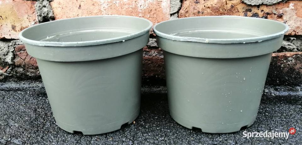 Doniczki produkcyjne 2litry NOWE szare 165 Siewierz sprzedam