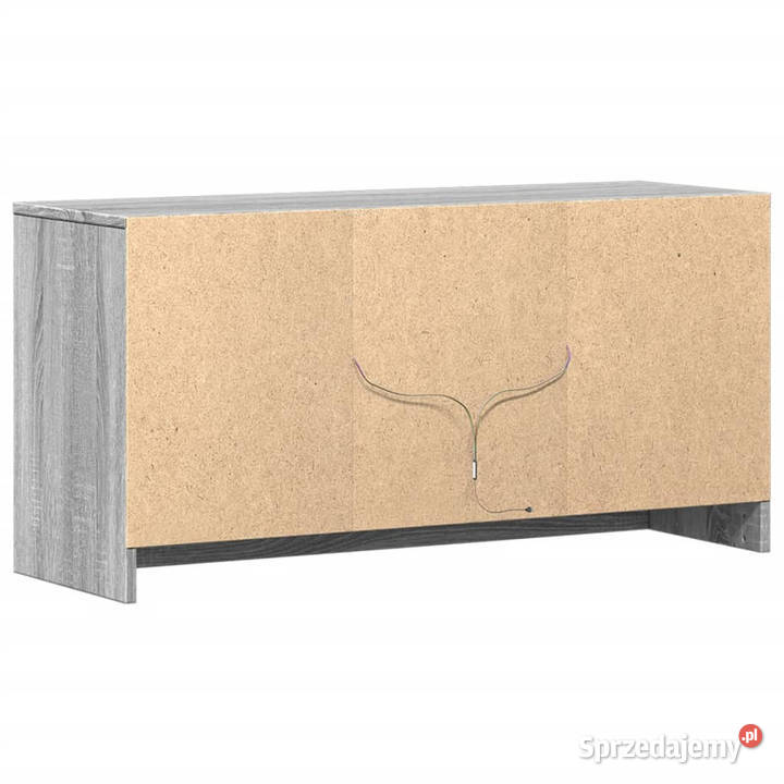 Szafka pod TV z LED szary dąb sonoma 100x34x50 Warszawa