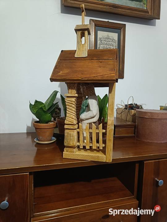 kapliczka drewniana Frasobliwy śląskie Czarków sprzedam