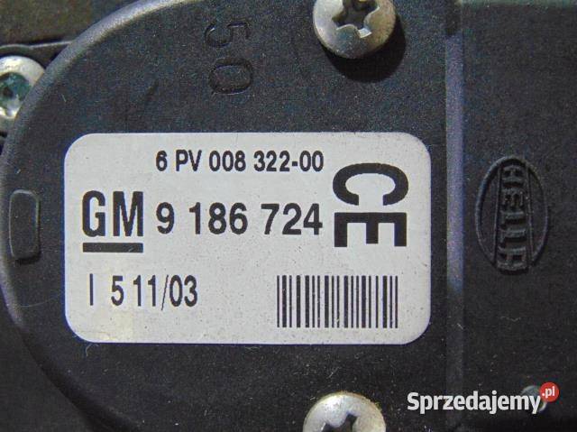 PEDAŁ GAZU POTENCJOMETR OPEL SIGNUM 22 9186724 osobowe