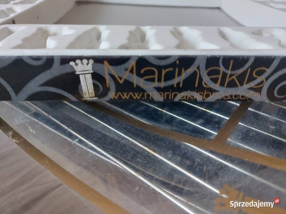 Metalowe szachy Marinakis śląskie Sosnowiec sprzedam