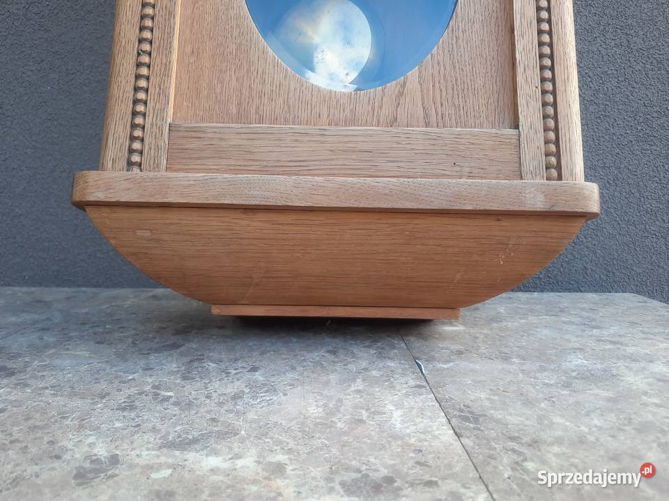 Stary zegar ścienny pokojowy KS sprawny film pomorskie Tczew