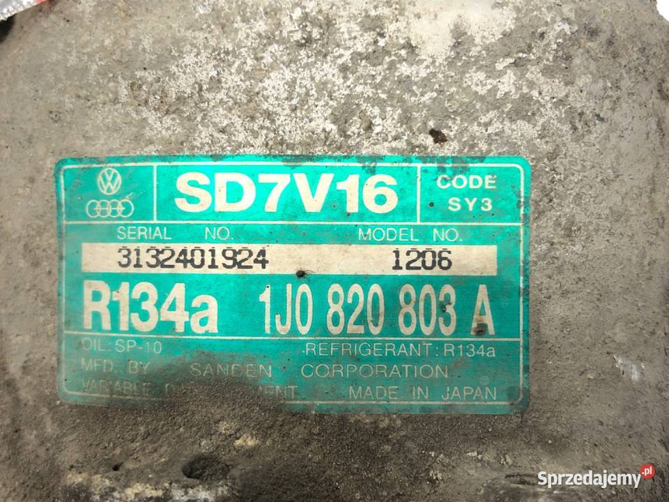 SPRĘŻARKA KLIMATYZACJI VW BORA I 20 115 9813 podkarpackie