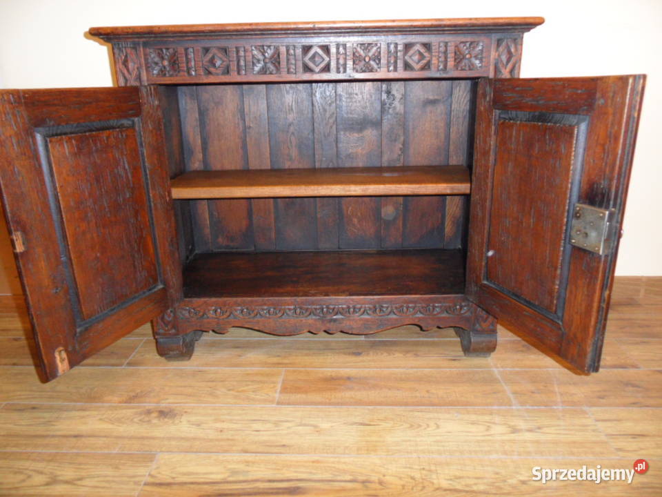 Mała komoda dębowa szafka Lubartów sprzedam