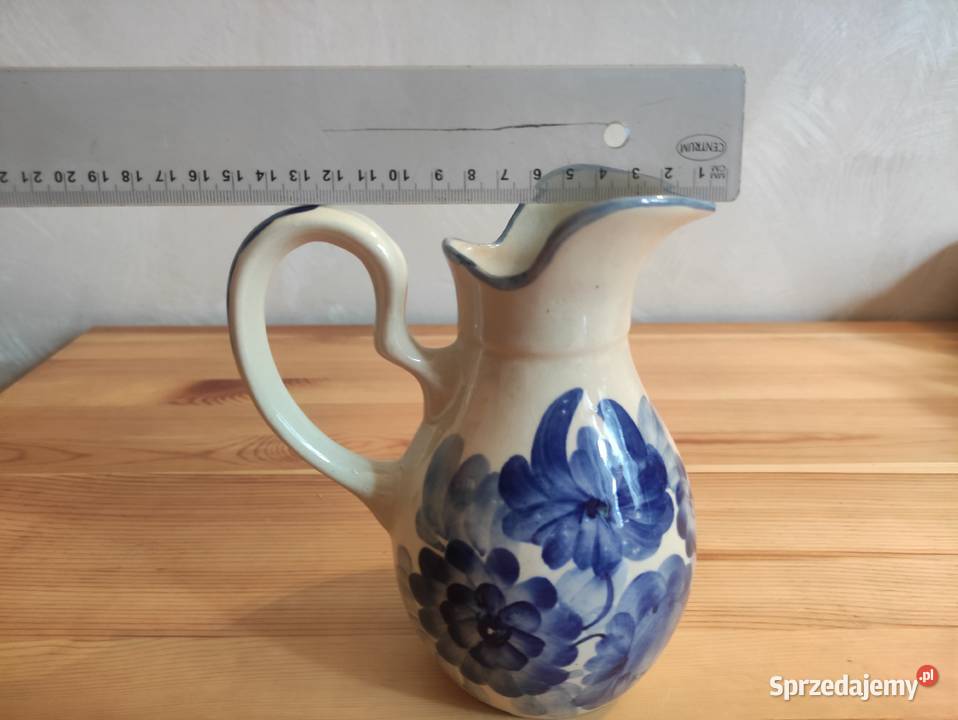 Dzbanek fajans Niemodlin Sosnowiec
