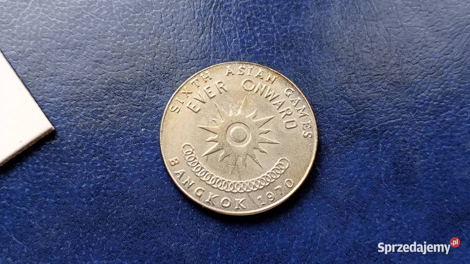 Stare monety 1 bath 1970 Tajlandia