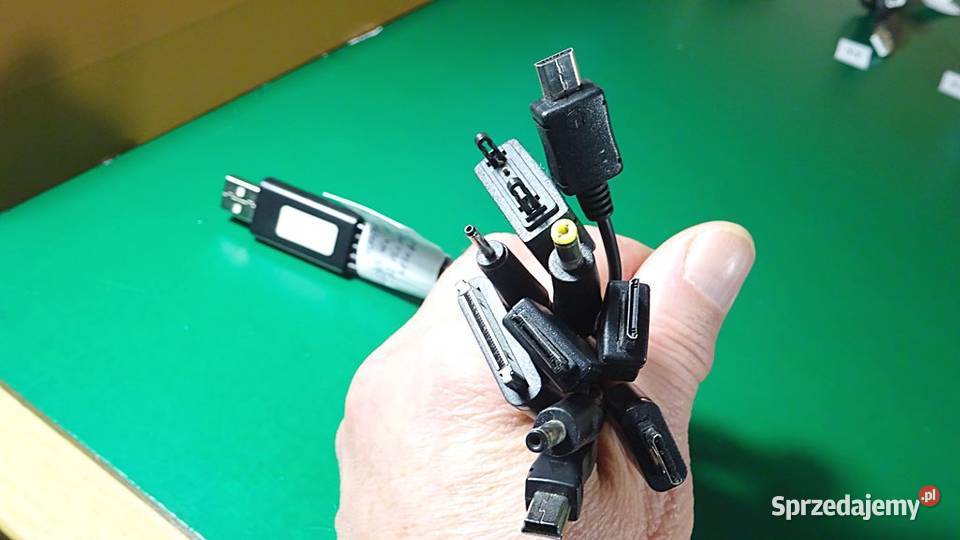 SERWISOWY ZESTAW kabelków z wtyczkami do 10ciu Chorzów