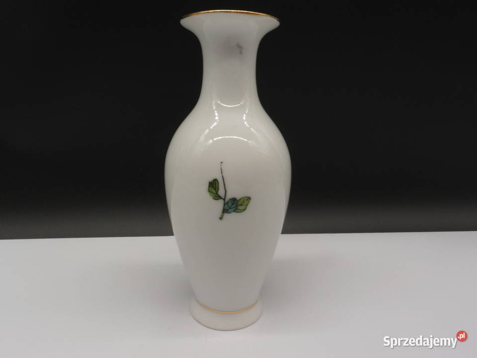 Chiński Wazon Porcelanowy Ręcznie Malowany Raszków