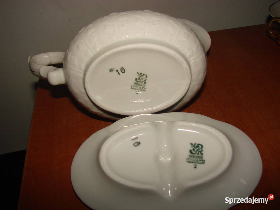 Włocławek porcelanowy mlecznik solniczka PRL Pruszcz Gdański sprzedam