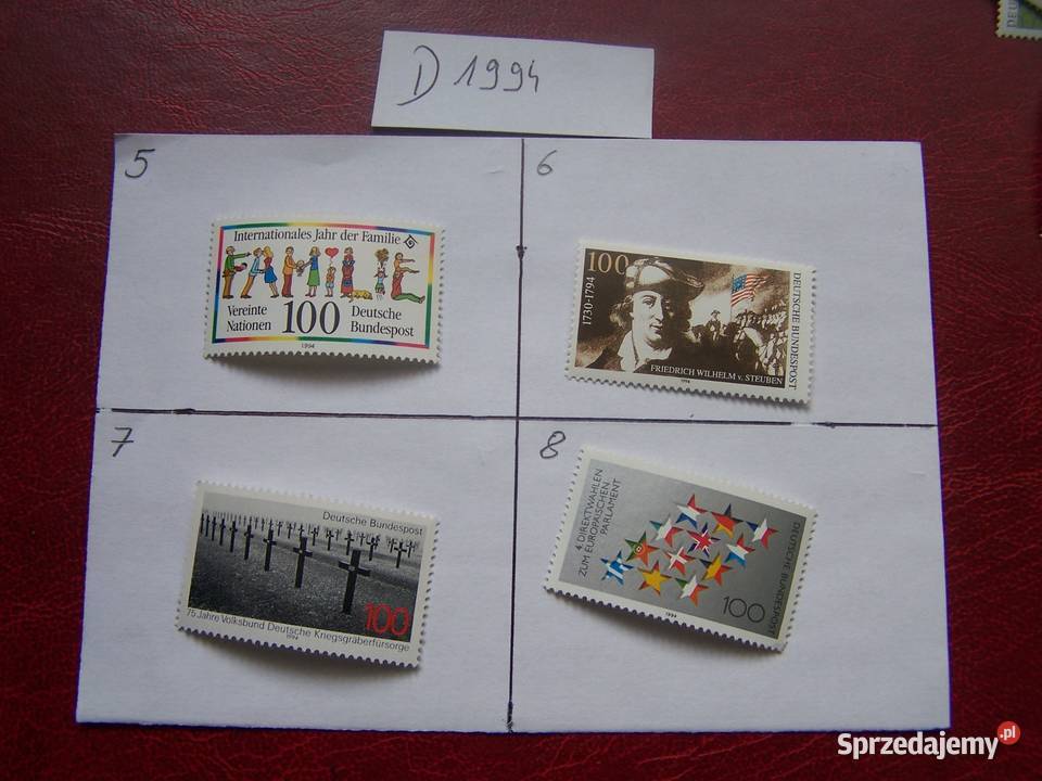 Niemcy 1994 MNH Znaczki z roczników WYBIERAJ Tychy