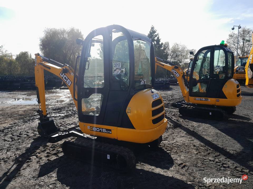 JCB 8018 2015R MINIKOPARKA 18 TONY CAT CUBOTA Krotoszyn sprzedam