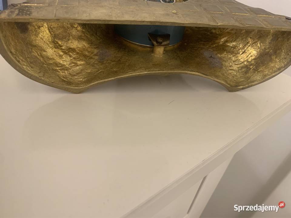 Zegar mosiężny z orłem Wrocław