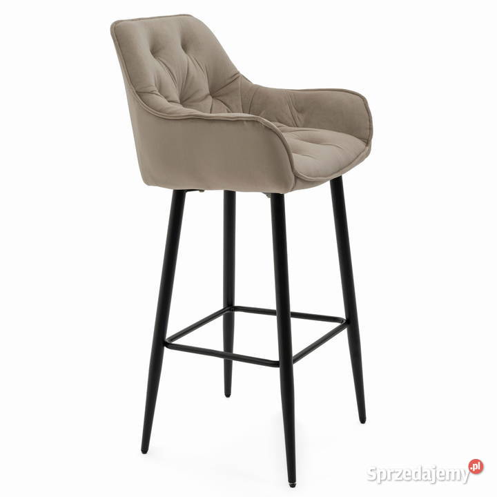 Ciemnobeżowy Hoker Tapicerowany Siena Wysyłka sprzedam