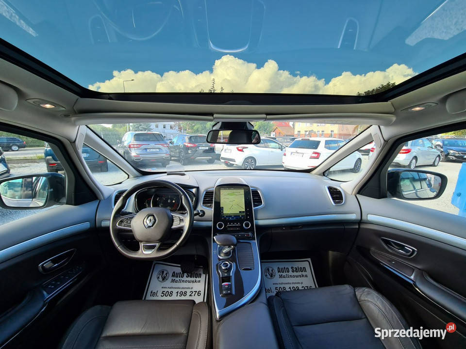 Renault Espace 7Osób SzklanyDach Navi Kamera asystent pasa ruchu