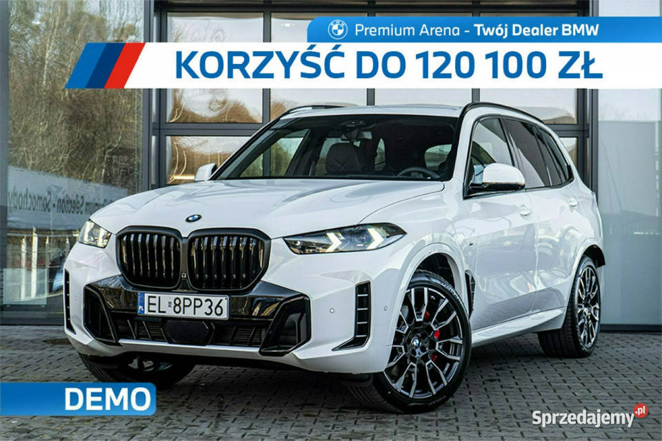 BMW X5 X5 xDrive30d DEMO G05 2018 nieuszkodzony Łódź sprzedam