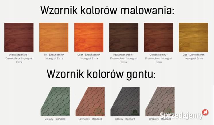 Domek Letniskowy 6x8m do 70m Całoroczny Sabinów sprzedam