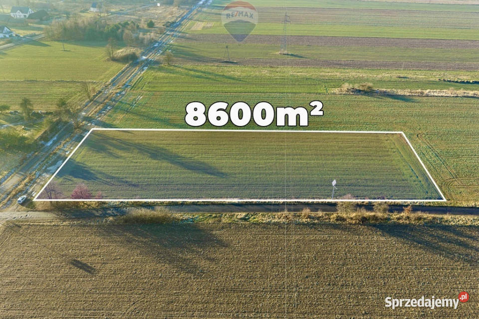 Działka rolna w Chocianowcu pow 8600m Sprzedaż Chocianowiec