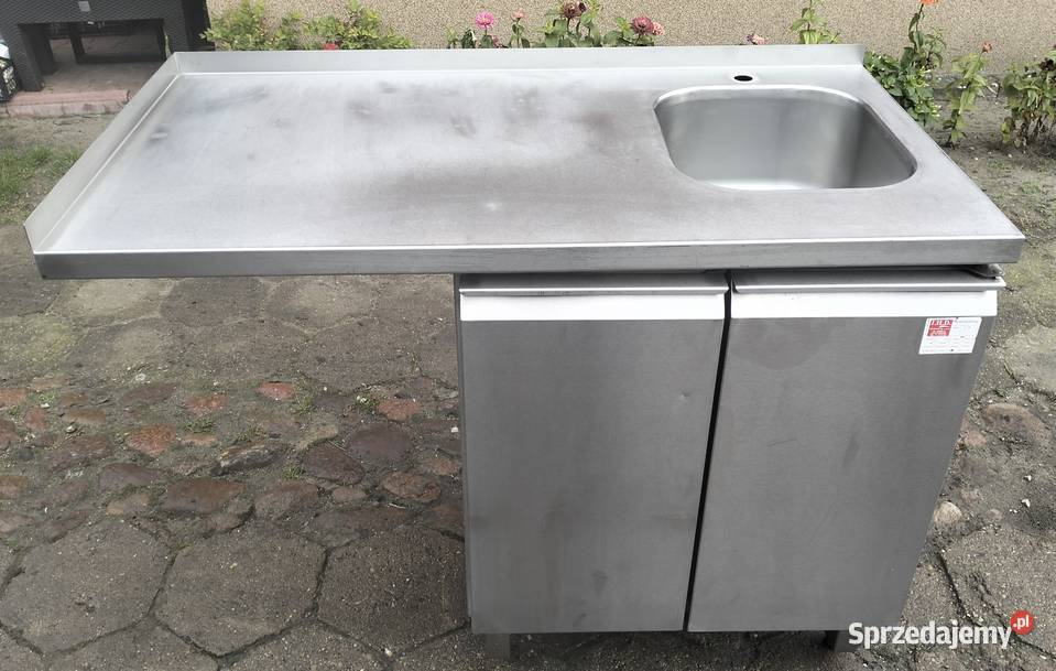 Zlew gastronomiczny 1komorowy zabudowany z Słupia Kapitulna