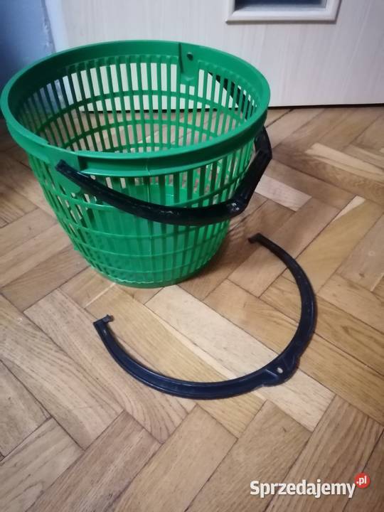 Okrągły kosz zielony pomorskie Gdańsk
