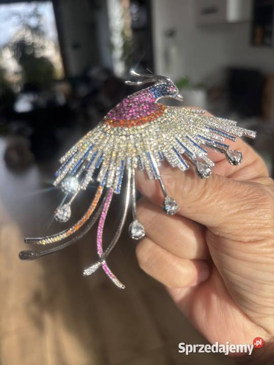 Ptak Feniks elegancka broszka Broszki Kraków sprzedam