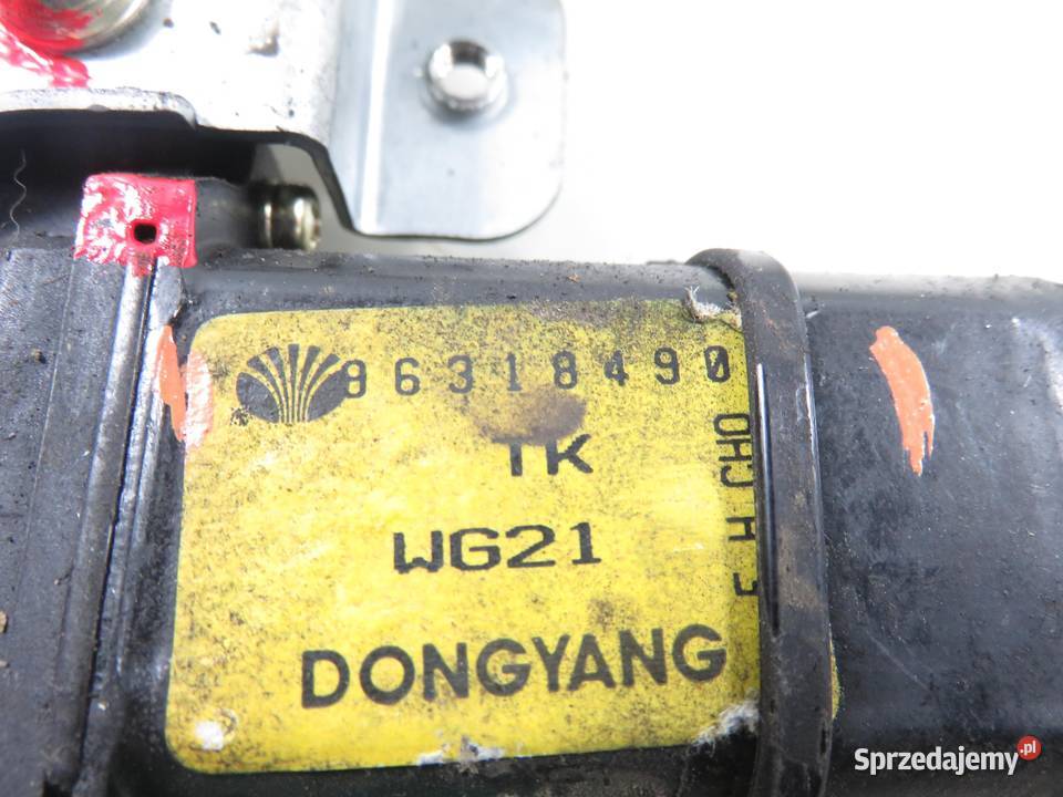 PODNOŚNIK SZYBY LEWY PRZEDNI DAEWOO MATIZ