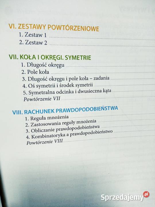 Matematyka z kluczem 8 ćwiczenia szkolne mazowieckie Warszawa sprzedam