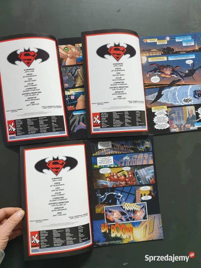 Superman Batman kompletna miniseria 3 komiksy Gdynia