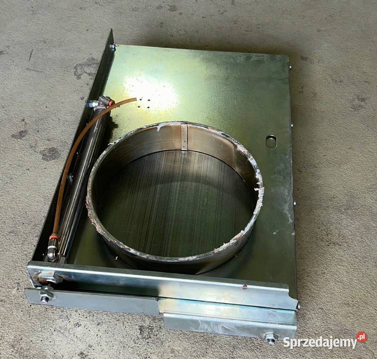 Zasuwa elektro pneumatyczna  ocynkowana Wadowice