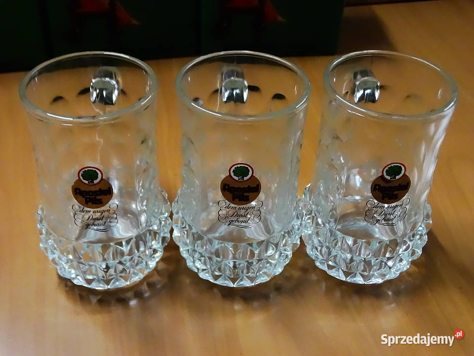 Zestaw 12 kufli do piwa Augustiner Bru Mnchen lubelskie Biłgoraj