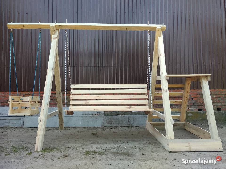 huśtawka ogrodowa drewniana świętokrzyskie Staszów