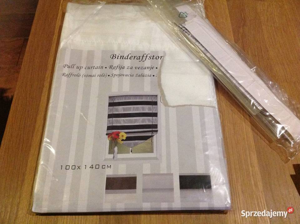 Firanka Rzymska Biała Nowa biały