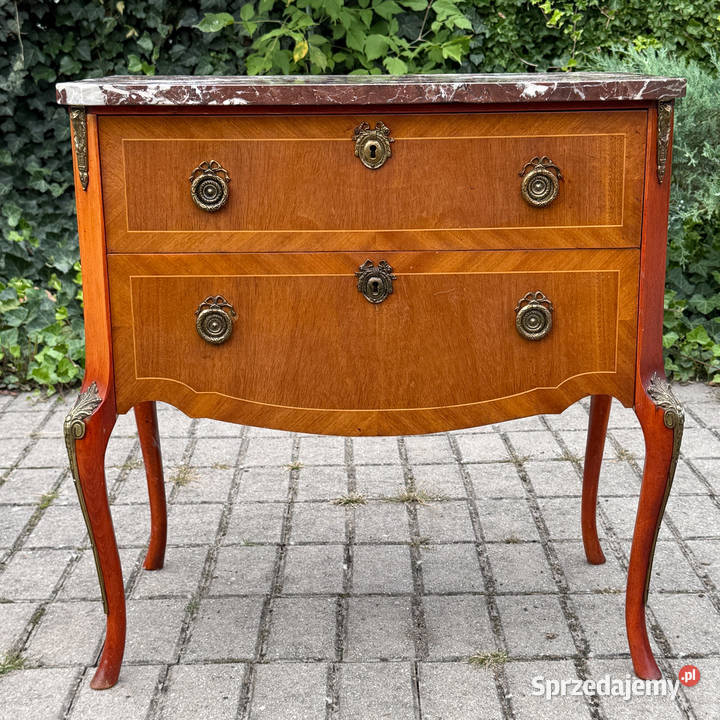 ARTexpert Komoda Ludwik marmurowy blat vintage Dobrzany