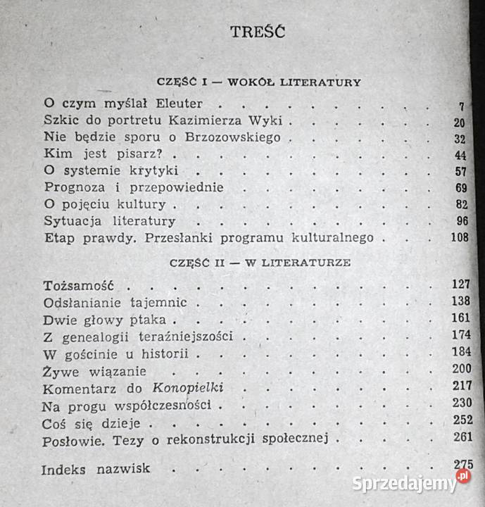 Spoiwa Refleksje krytyczne Andrzej Mencwel Rok wydania 1983 Chełm