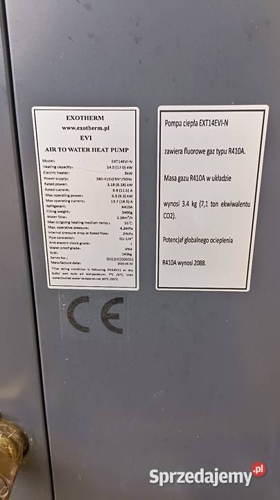 Sprzedam pompę ciepła pomorskie Gdynia