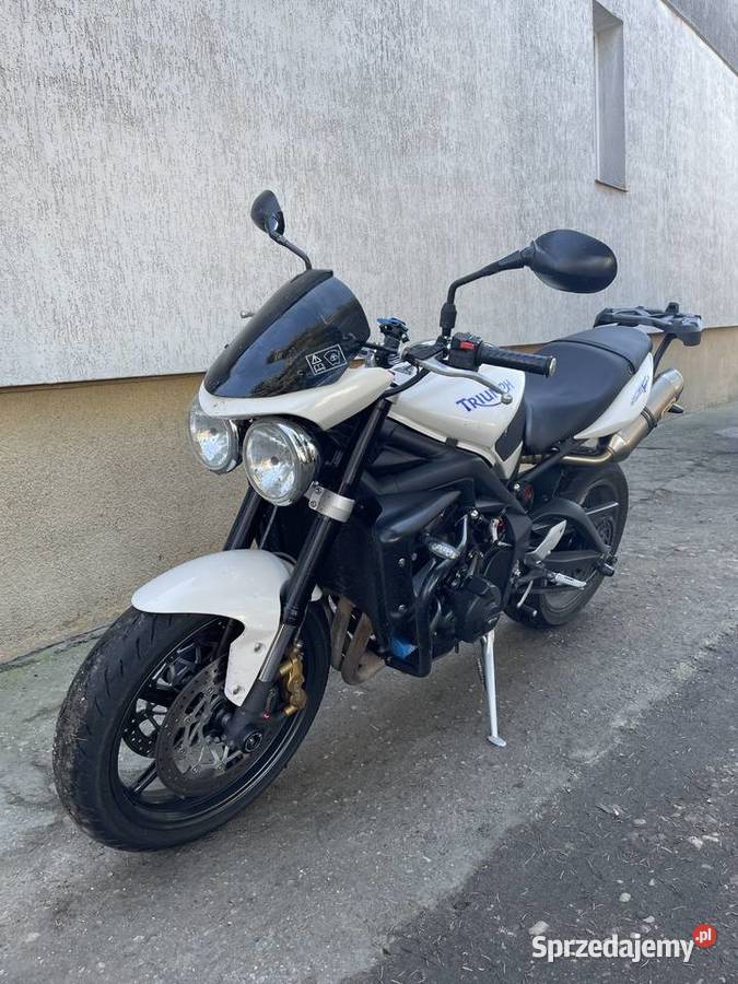 Triumph Street Triple 675 salon dodatki stan bezwypadkowy podlaskie Bielsk Podlaski