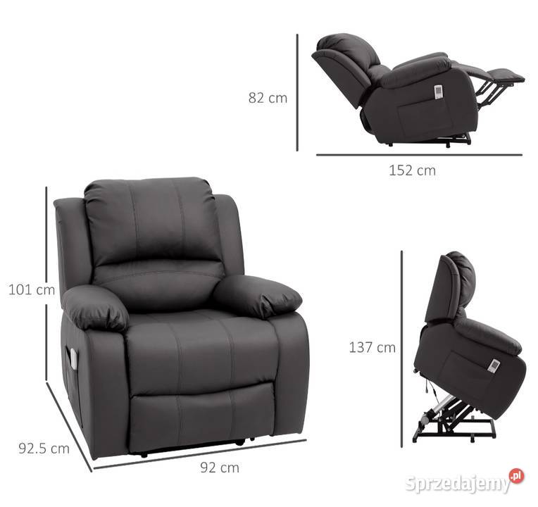 Fotel z funkcją pomocy stawaniu seniorów małopolskie Brzesko sprzedam