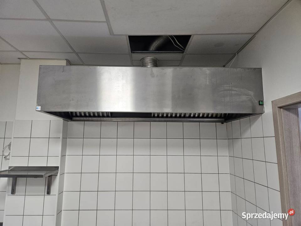 Okap nierdzewny przyścienny 192x80 Pszczyna