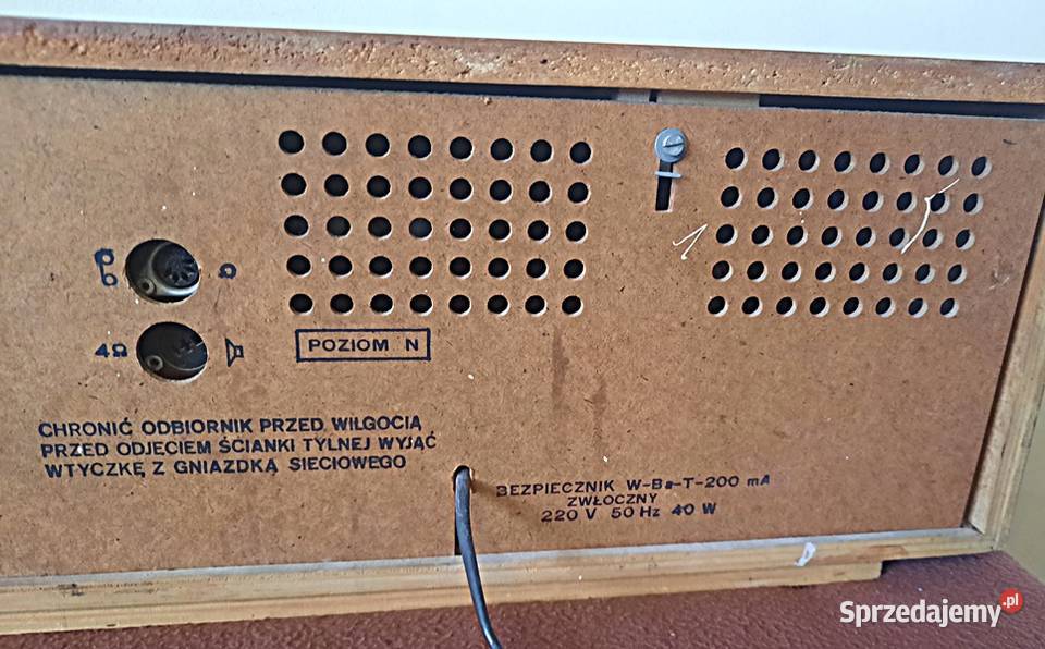 Radio Unitra Klawesyn DML306 wielkopolskie Ostrów Wielkopolski