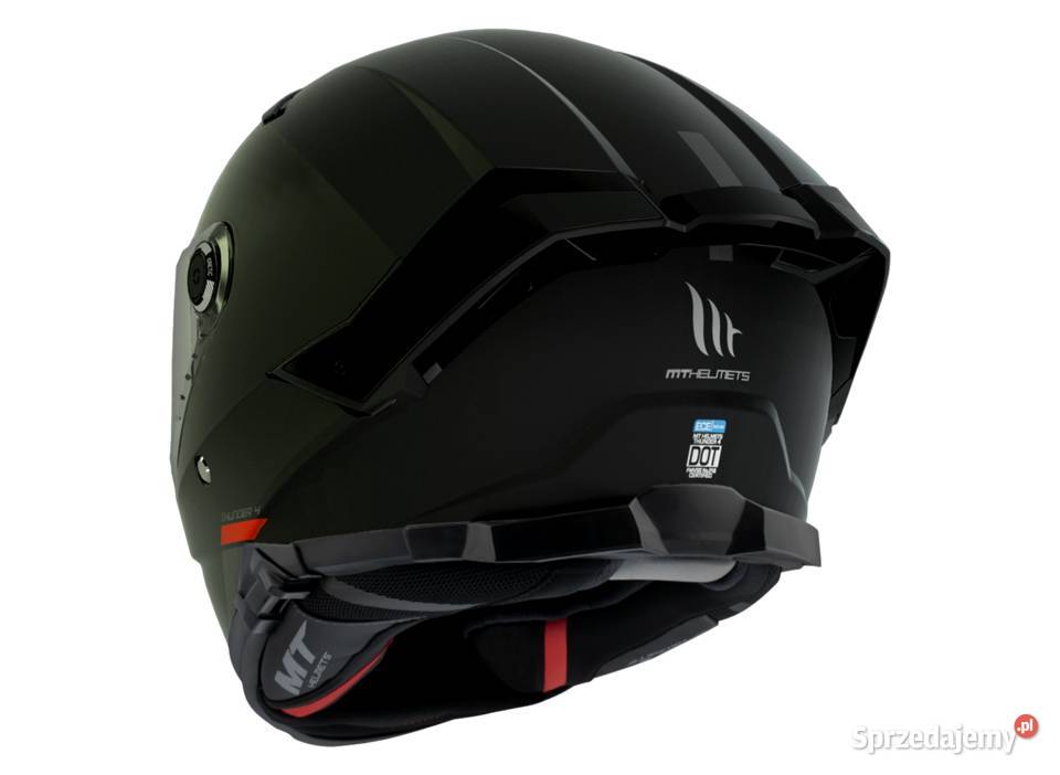 KASK MT THUNDER 4 SV SOLID GLOSS CZARNY MAT ML Mrągowo