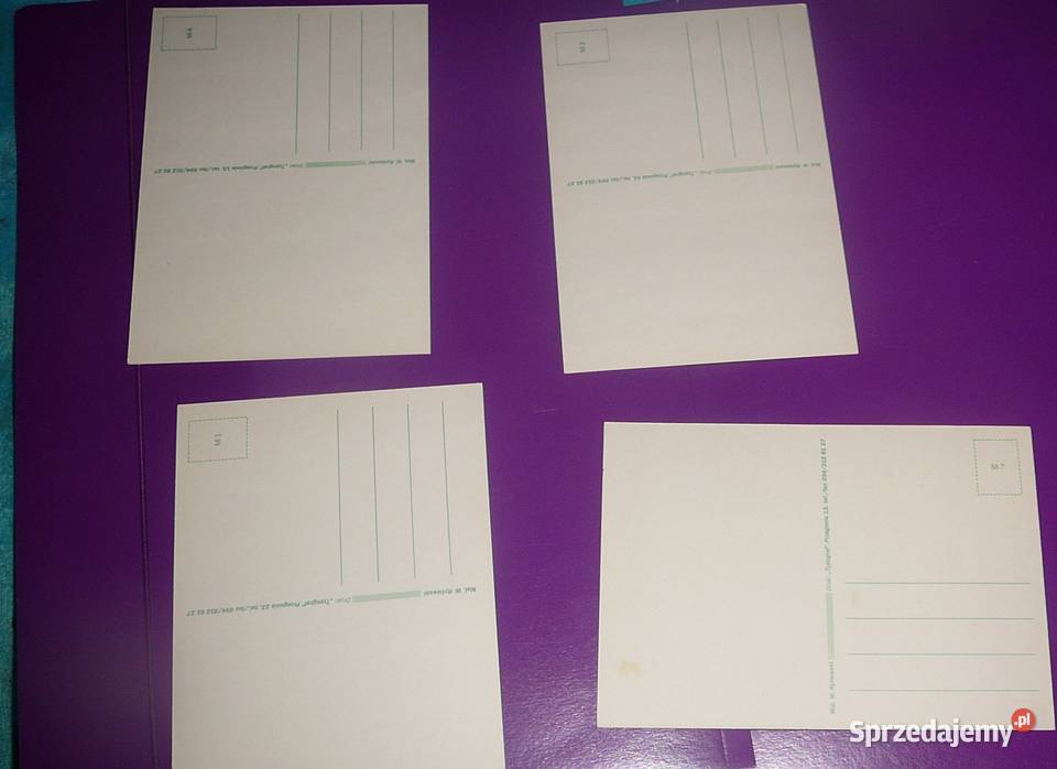 kartki pocztowe żaglówki 4 PRL Wrocław sprzedam