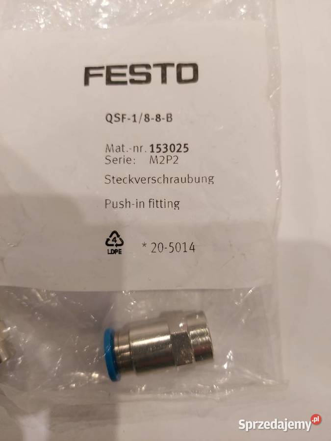 FESTO QSF188B złącze wtykowe kat 153025 Pozostałe Kraków