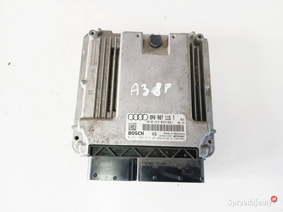 AUDI A3 8P 0408 STEROWNIK SILNIKA 8P0907115T osobowe Przemęt sprzedam