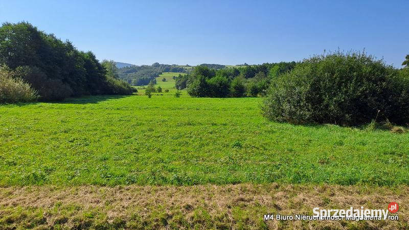 DUŻA ŁADNA DZIAŁKA BUDOWLANA W RYMANOWIE Krosno