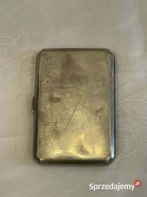 Papierośnica herbowa srebro 800 81 g