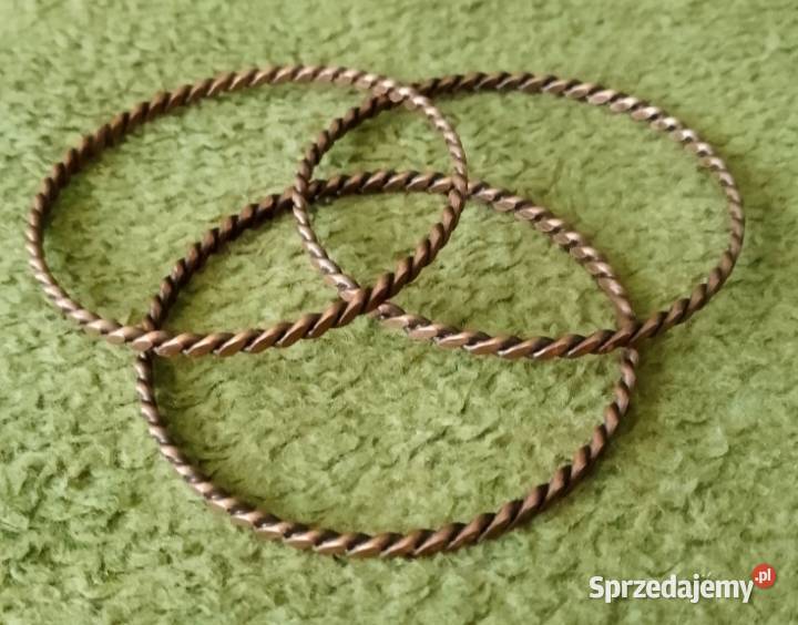 Bransoletki miedziane vintage z lat 6070 Katowice sprzedam