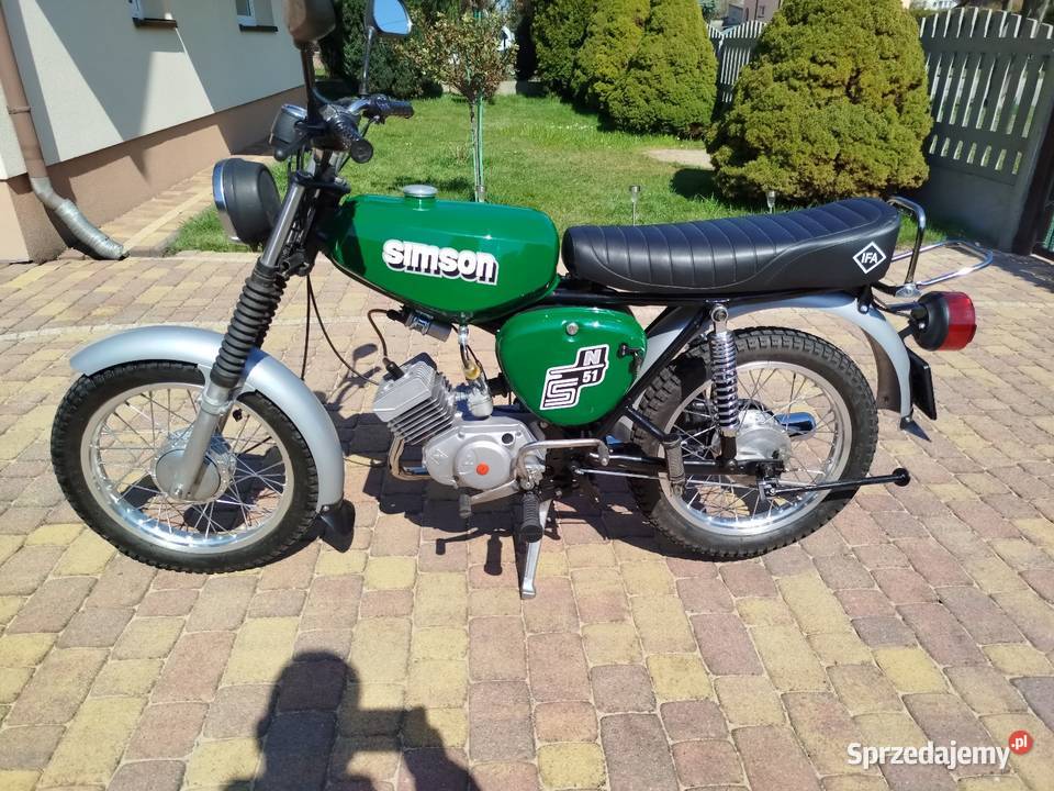 Simson S51 1989r łódzkie Pajęczno