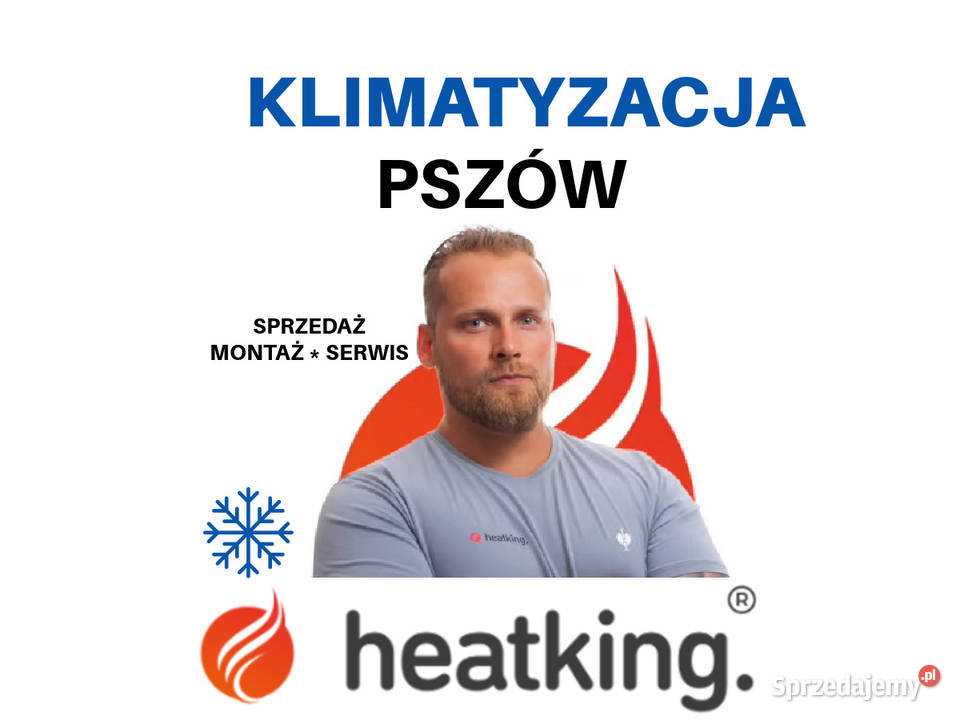 Montaż klimatyzacji Pszów Heat King Serwis i